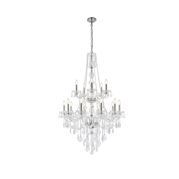 Verona 15 light Chrome Chandelier - V7815G33C-GT/RC