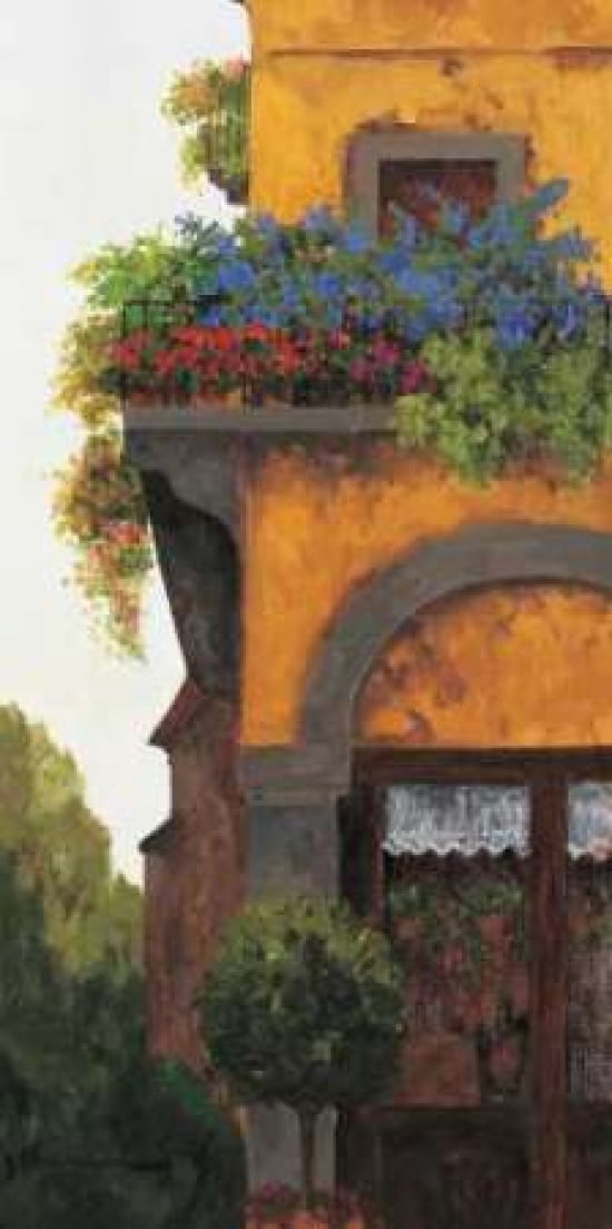 Verona Balcony I Canvas Art - Montserrat Masdeu (10 x 20)