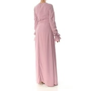 Verona Collection Womens Elisa Ruffle Sleeve Maxi Dress