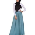 thumbnail image 1 of Verona Collection Womens High-Waist Maxi Skirt, Green, X-Small, 1 of 1