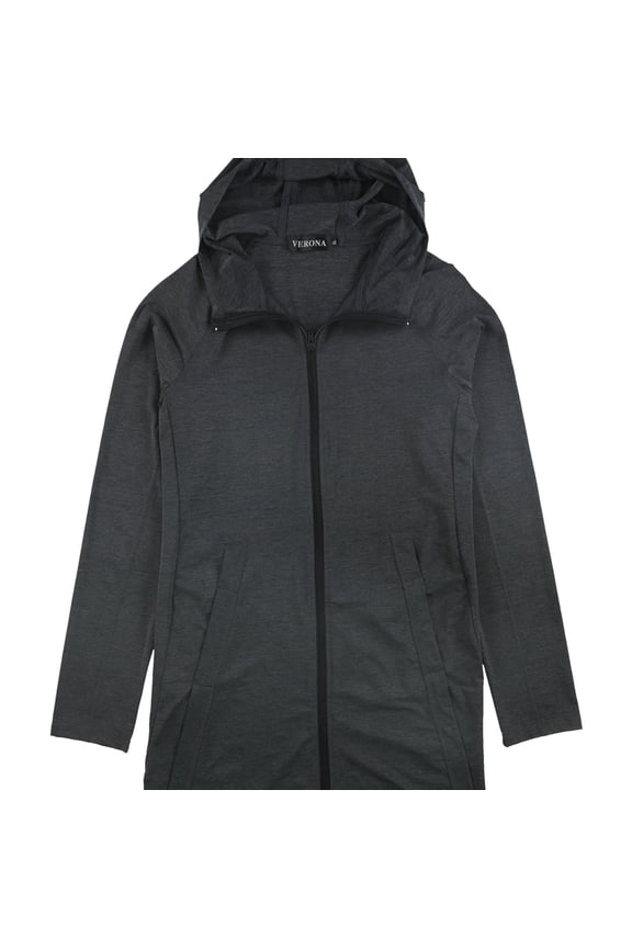 Womens Zaira Hoodie Sweatshirt, Grey, X-Large