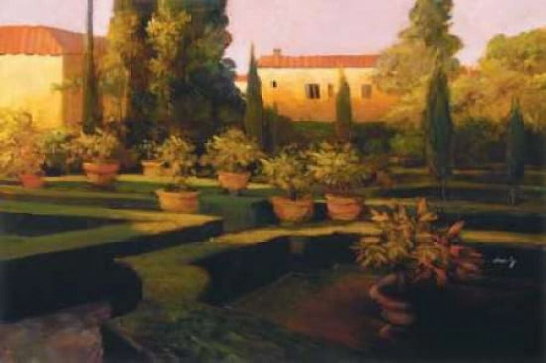 Verona Garden Canvas Art - Philip Craig (24 x 36)
