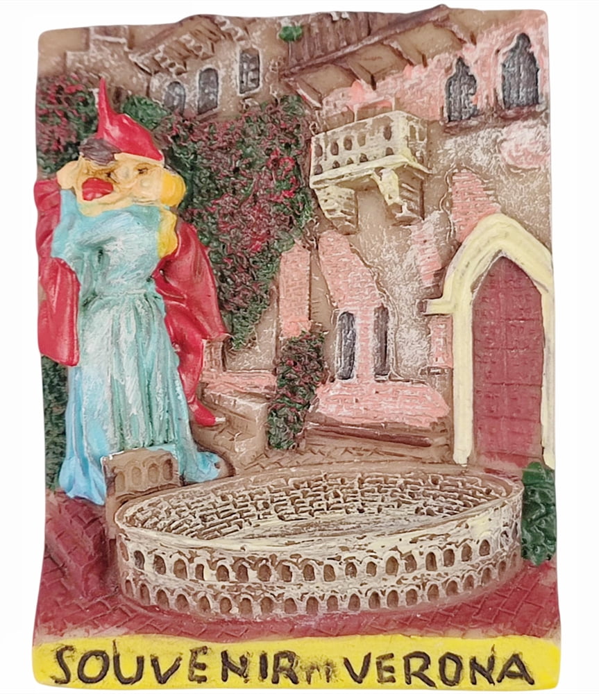 Alberobello Italy 3D Fridge Magnet Souvenir - Handmade Resin Travel Gift, 5x7.5 Cm