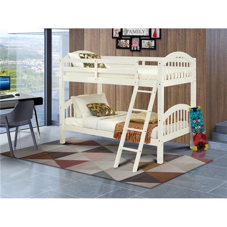 Verona Twin Size Bunk Bed - White
