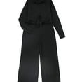 thumbnail image 1 of Verona Womens Wide Leg Jumpsuit, Black, X-Large, 1 of 1