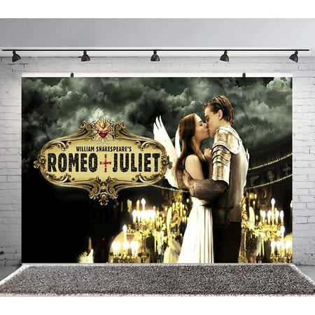 Verona's Romeo & Juliet Backdrop Banner Party Supplies Poster Movie Theme Background for Photography Birthday Decorations
