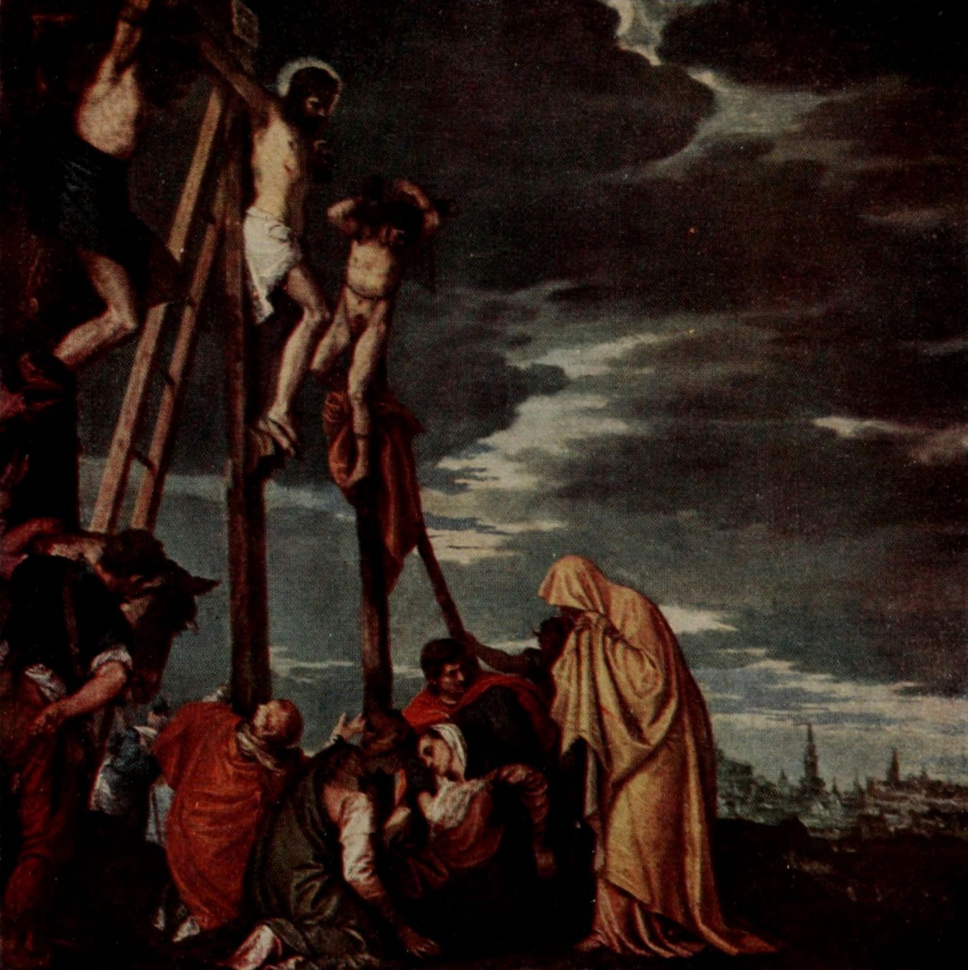 Veronese 1912 Calvary Canvas Art - Paolo Veronese (18 x 24)