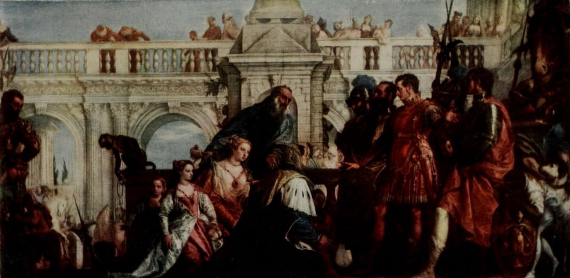 Veronese 1912 The Family of Darius Canvas Art - Paolo Veronese (18 x 24)