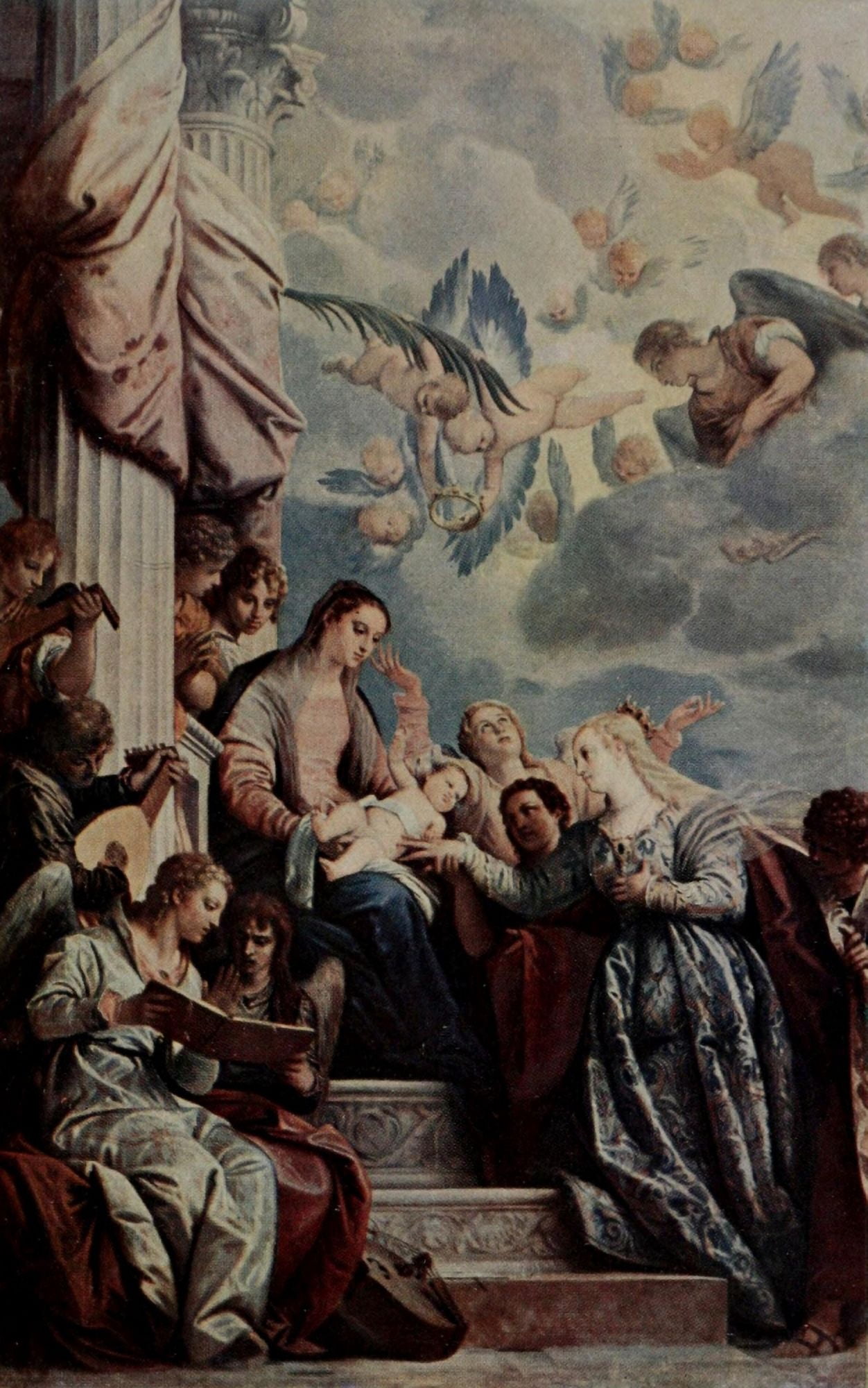 Veronese 1912 The Marriage of St Catherine Canvas Art - Paolo Veronese (18 x 24)