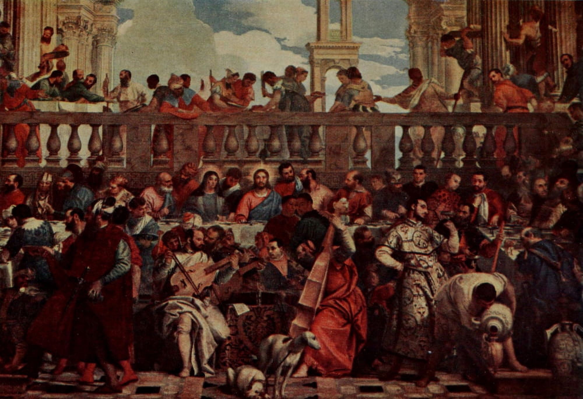 Veronese 1912 The Wedding at Cana Canvas Art - Paolo Veronese (18 x 24)