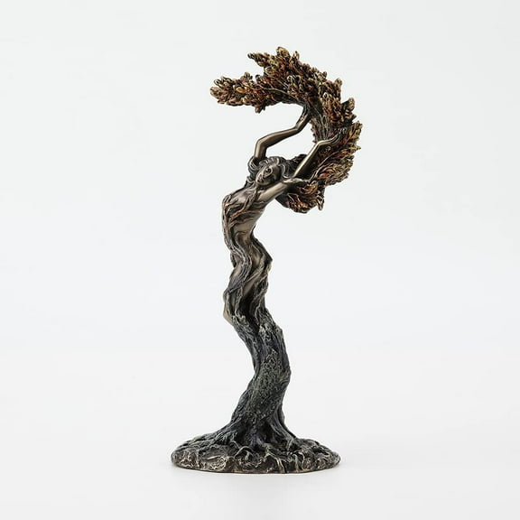 Veronese Design 10 1/4 Inch Tall The Dancing Forest Nymph Shimmer Cold Cast Bronzed Resin Statue Fantasy Collectible Figurine Home Nature Spirit