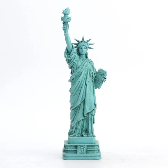 Veronese Design 12 3/8 Inch Statue of Liberty Resin Sculpture Handpainted Finish
