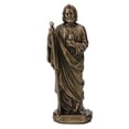 thumbnail image 1 of Veronese Design 3 3/8" Saint Jude The Apostle Resin Miniature Statue Hand Painted Bronze Finish, 1 of 6