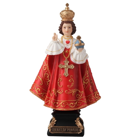 Veronese Design 6 1/4 Inch Infant Jesus of Prague Polyresin Hand Painted Figurine Religious Icon Collectible Statue