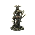 thumbnail image 1 of Veronese Design 9 1/2 Inch Pan Playing Flute Cold Cast Resin Bronze Finish Statue Home Decor, 1 of 4
