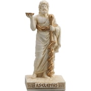Veronese Design Asclepius The Greek God of Medicine Resin Miniature Figurine, 3 5/8 Inch
