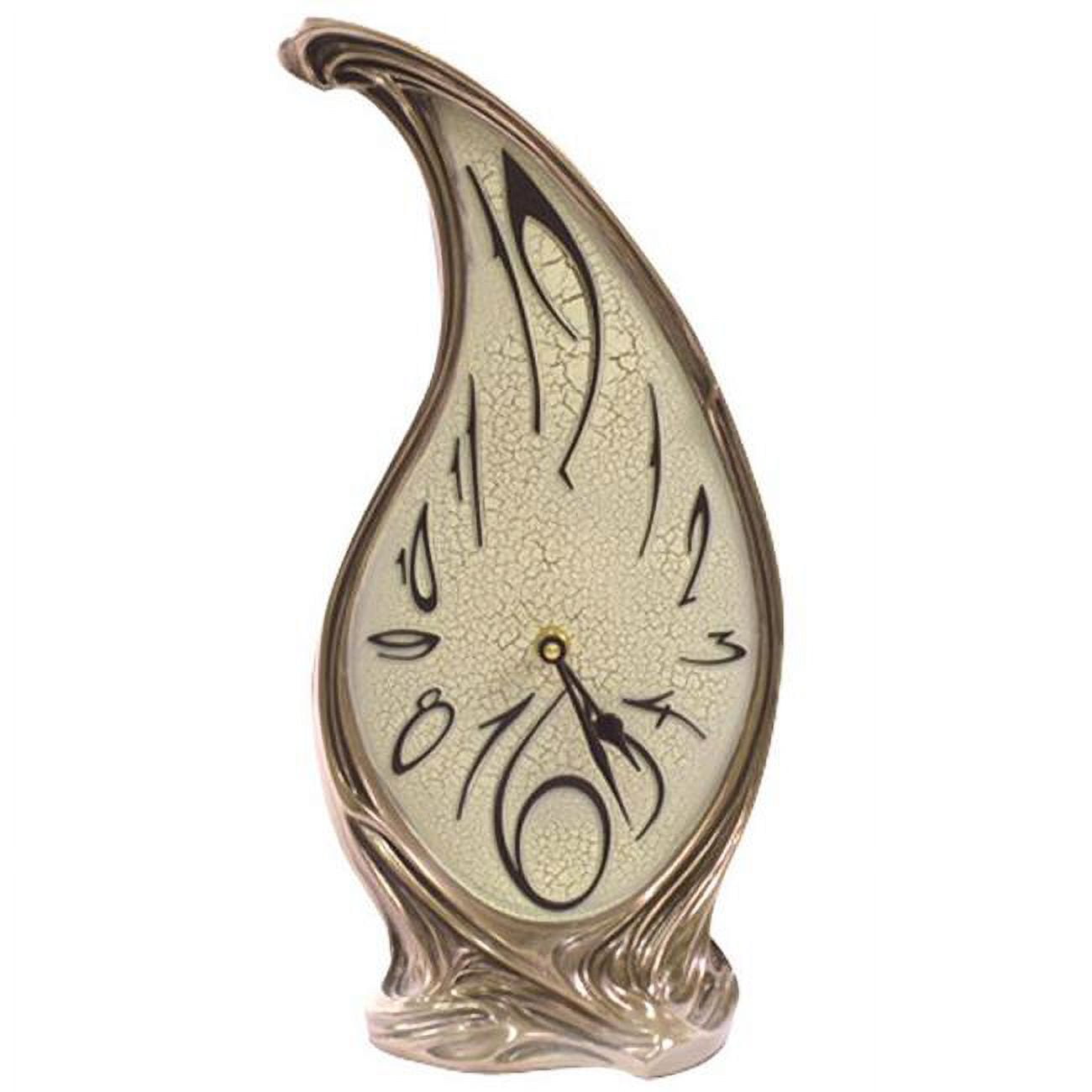 Veronese Design BD08388A4 Art Nouveau Melting Clock