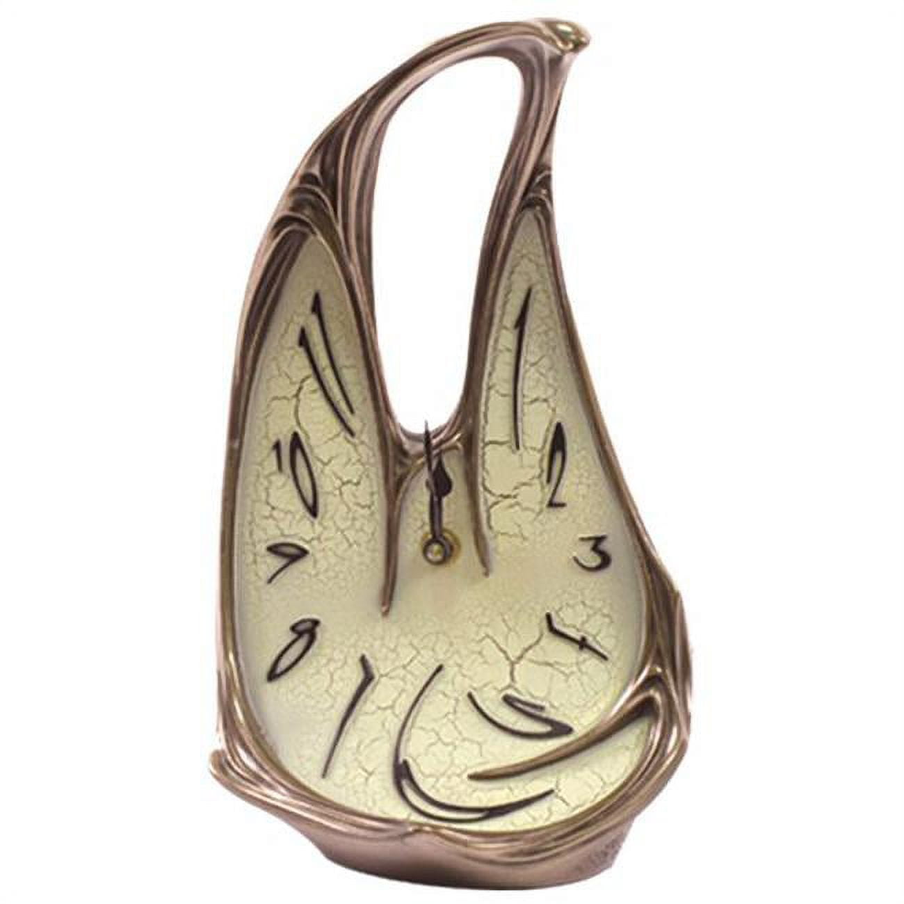 Veronese Design BD08394A4 Art Nouveau Melting Clock