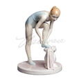 thumbnail image 1 of Veronese Design BP00463AA Porcelain Ballerina Figurine Young Girl Tying Shoes - White, 1 of 1