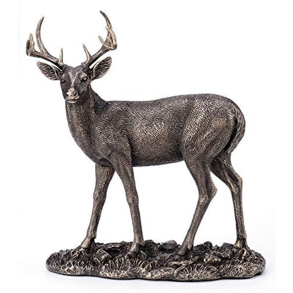 Veronese Design Buck Deer Statue Sculpture Figrines 5.8" Tall