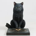 thumbnail image 1 of Veronese Design His Master's Voice Cat Sculpture, 1 of 3