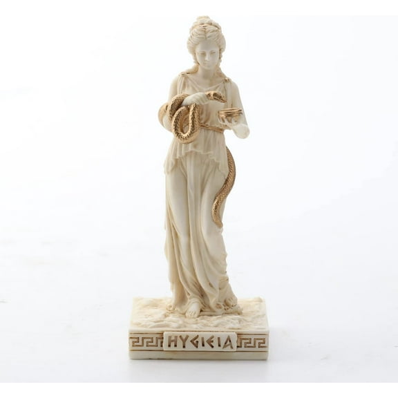 Veronese Design Hygieia Greek Goddess of Health Resin Figurine, 5/8 Inches