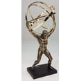 thumbnail image 1 of Veronese Design WU76696A4 Atlas Carrying the Celestial Spheres Greek Sculpture - Bronze, 1 of 3