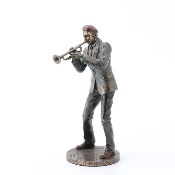 Veronese JAZZ BAND CASUAL TRUMPET PLAYER STATUE