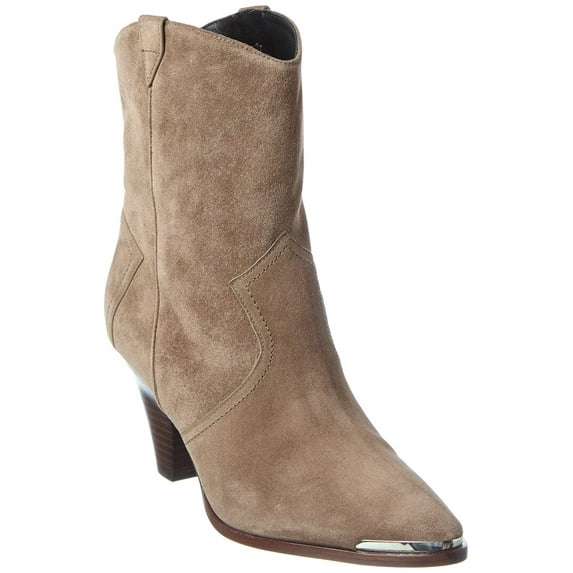 Veronica Beard Cody Suede Bootie, 9.5, Brown