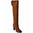 thumbnail image 1 of Veronica Beard Conrad Suede Over-The-Knee Boot, 10, Brown, 1 of 5
