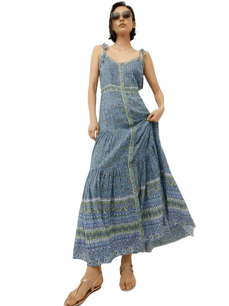 Veronica Beard Women's Blue Multi Windansea Maxi Dress, XS