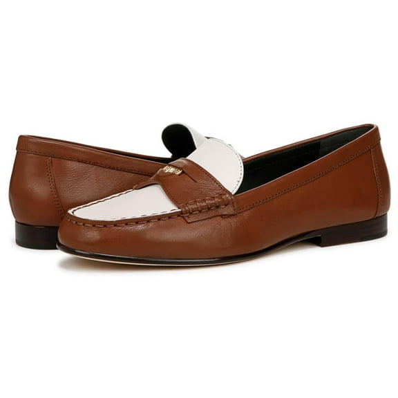 Veronica Beard Women's Caramel Lily Penny 2 Leather Loafer 10M