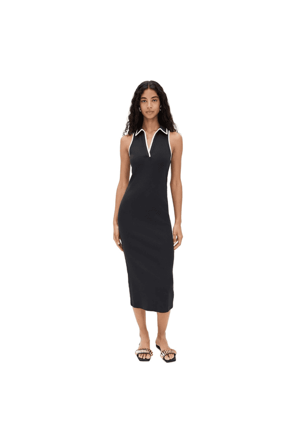 Women's Darien Midi Dress, Black, XL