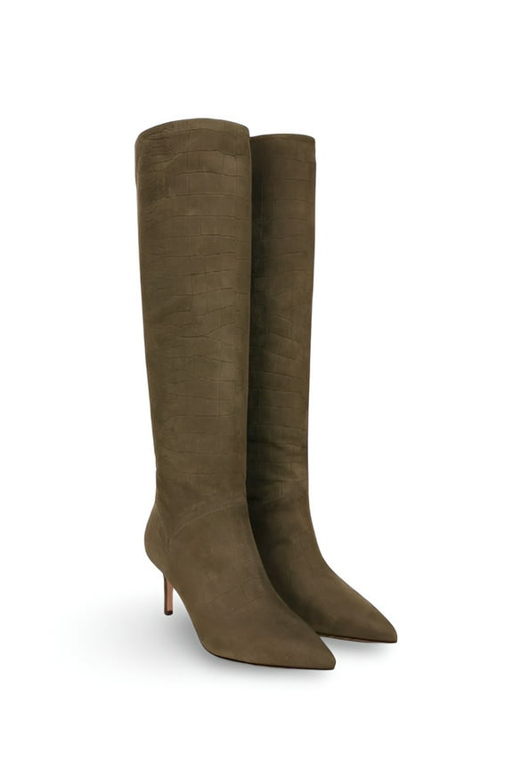 Women's Lexington Leather Boot Khaki 11M