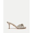 thumbnail image 1 of Veronica Beard Women's Misa Knot-Front Heel Sandals Platinum 9M, 1 of 1