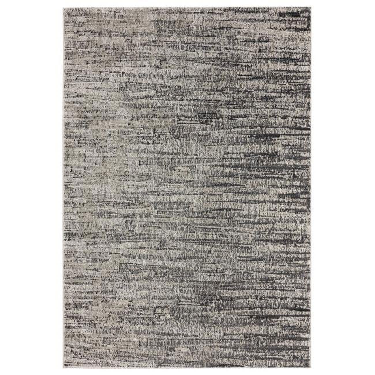 Veronica Ives Grey Area Rectangle Rug, 5 ft. 3 in. x 7 ft. 2 in ...
