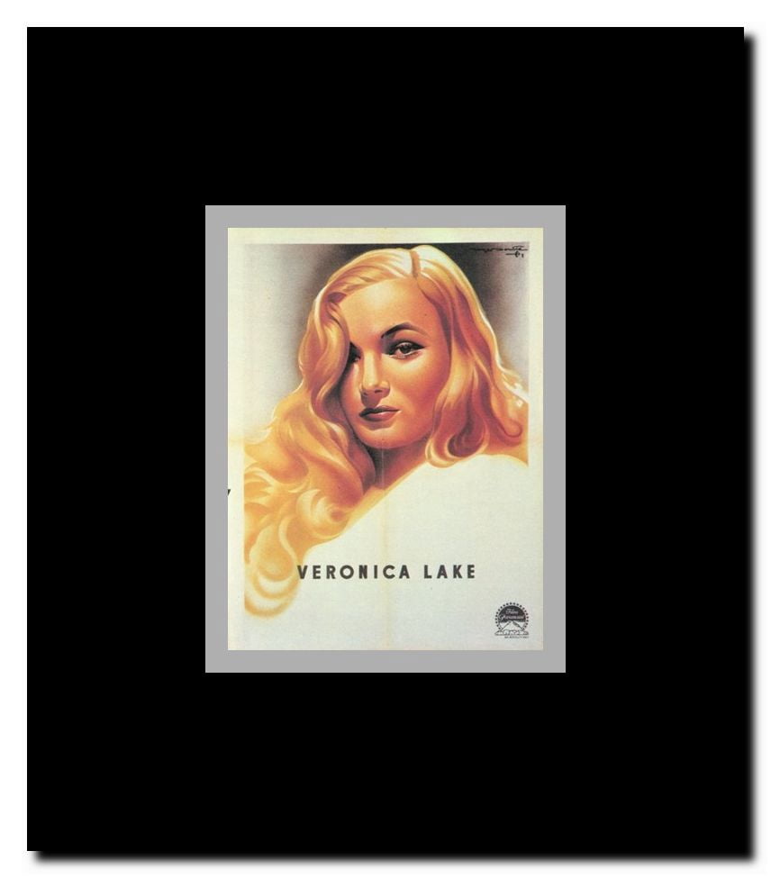 Veronica Lake Framed Movie Poster