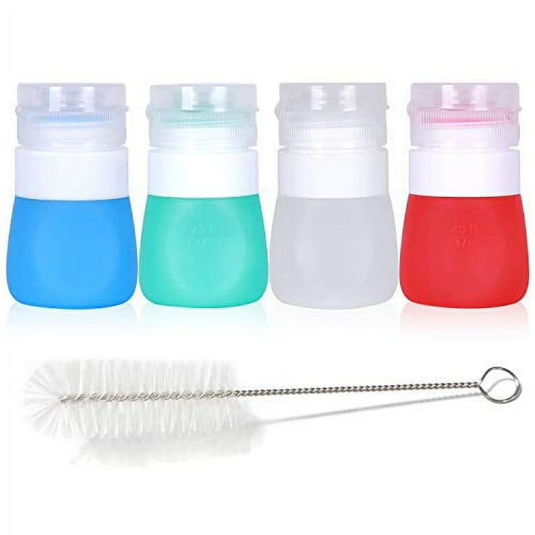 1pc White/Green Portable Bottle Salad Container Bottle-Shaped