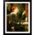 thumbnail image 1 of Veronica Veronese 28x34 Large Black Wood Framed Print Art by Dante Gabriel Rossetti, 1 of 2