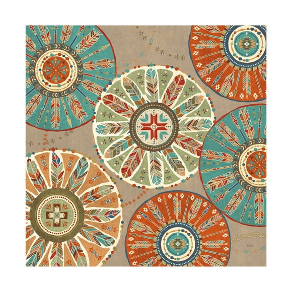 Veronique Charron 'Southwest At Heart XII Square' Canvas Art