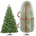 thumbnail image 1 of Upright Christmas Tree Bag for 7.5 Foot Tree, Heavy Duty Storage Bag for Artificial Xmas Tree, PE Material Waterproof Tear-Resistant Tree Cover with Reinforced Handles, Stand Up Storage Solution, 1 of 8
