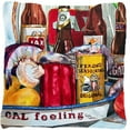 thumbnail image 1 of Verons & New Orleans Beers Decorative Indoor & Outdoor Fabric Pillow, 1 of 1