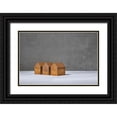 thumbnail image 1 of Verot, Christophe 14x11 Black Ornate Wood Framed with Double Matting Museum Art Print Titled - Rusted Houses, 1 of 4