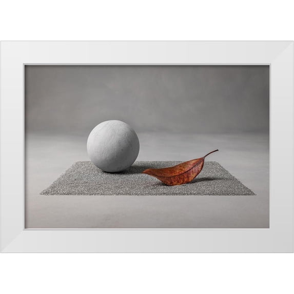 Verot, Christophe 14x11 White Modern Wood Framed Museum Art Print Titled - Moon Landing