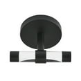 thumbnail image 1 of Verre Acrylic Robe Hook in Matte Black, 1 of 4