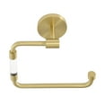 thumbnail image 1 of Verre Acrylic Toilet Paper Holder in Brushed Gold, 1 of 6