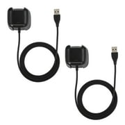 Versa 2 Charger, Speedy Charging With Over Voltage Protection For Versa Smartwatch Bracelet, Compact Design 2PCS