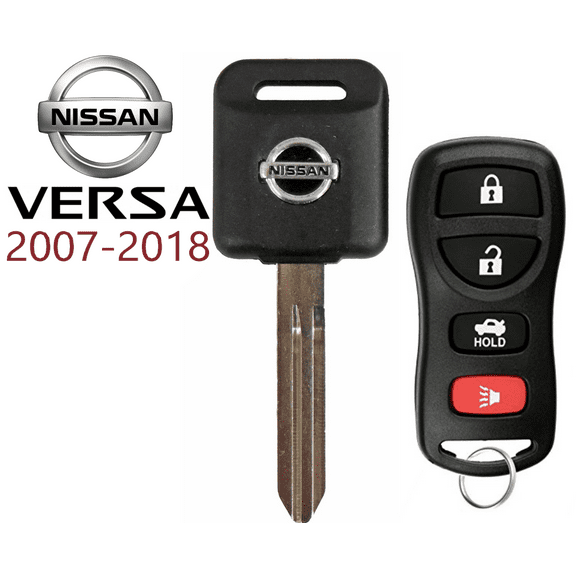 VLS Versa N104 Chip Key + Keyless Remote Entry Fob for 2007-2018 Vehicles