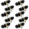 thumbnail image 1 of Versa Door Knob Black Passage Door Handle 10 Pack by Villar Home Designs, 1 of 8