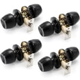 thumbnail image 1 of Versa Door Knob Black Passage Door Handle 4 Pack by Villar Home Designs, 1 of 8